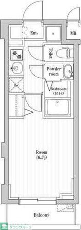 SPコート亀有の物件間取画像